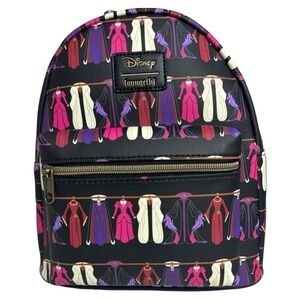 Loungefly Disney Villains Dresses Mini Backpack Cruella Maleficent NWT